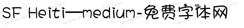 SF Heiti—medium字体转换